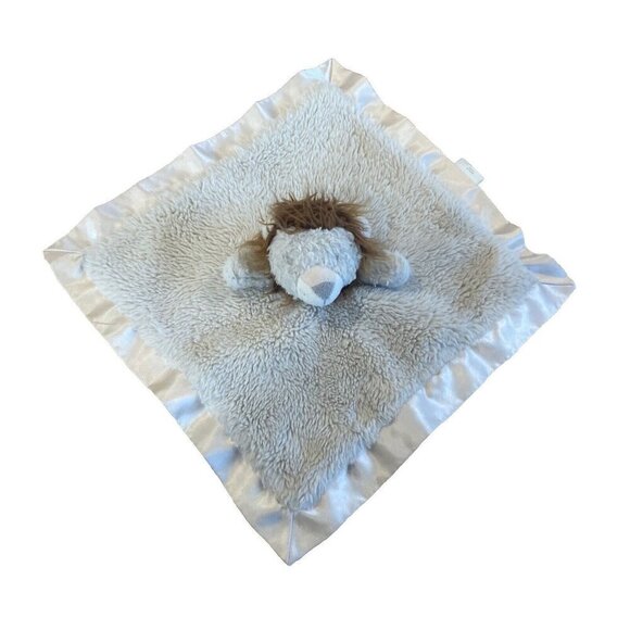 Cloud Island Tan Brown Plush Lion Baby Security Blanket Lovey - Picture 1 of 5